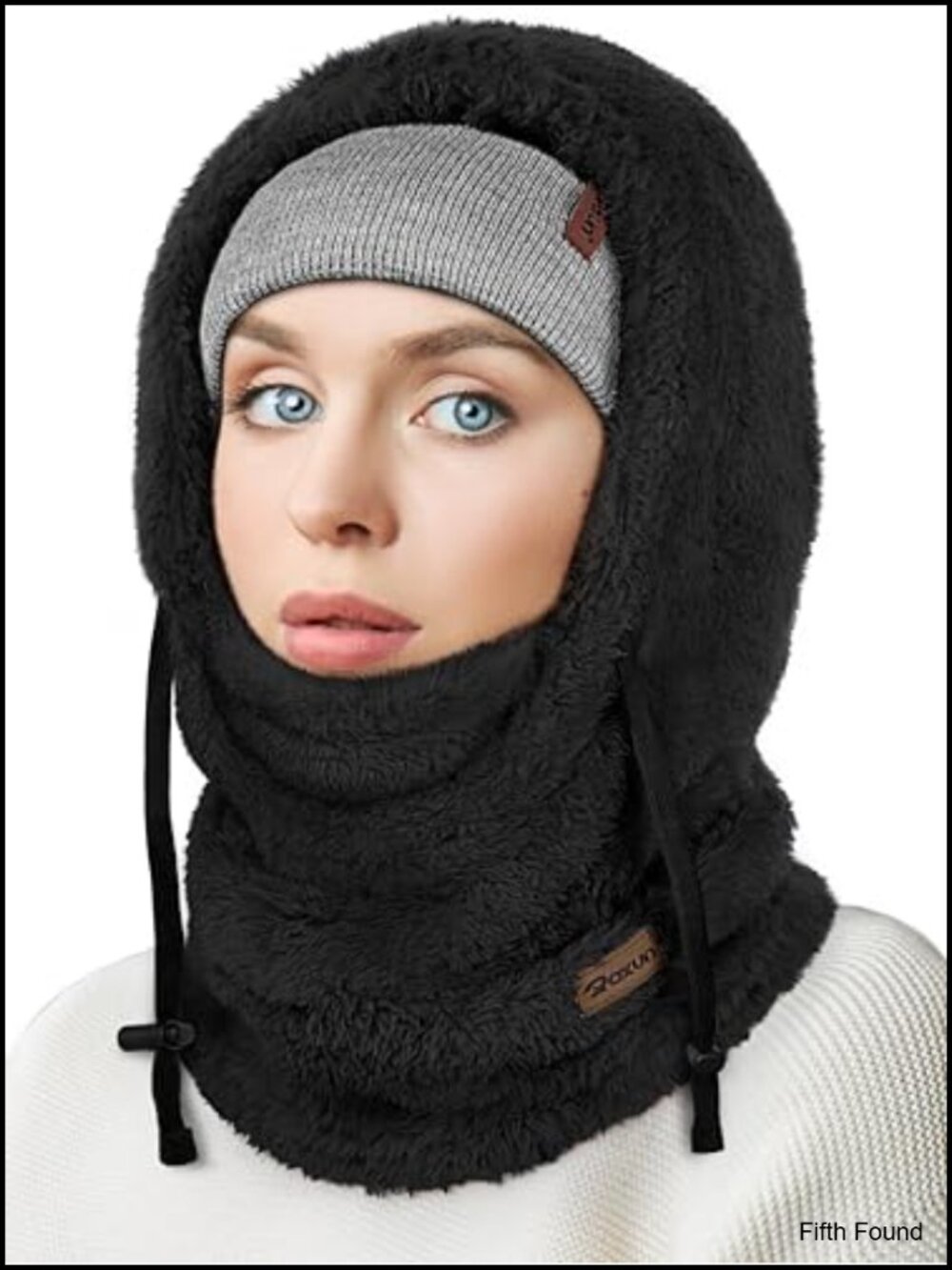 ROXUN Fleece Balaclava Windproof Ski Mask Winter Neck Cover